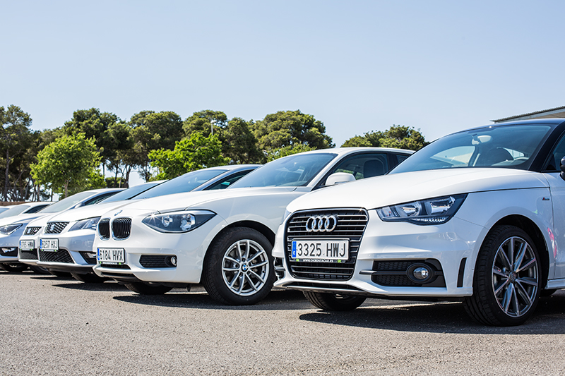 Flota de coches de alquiler